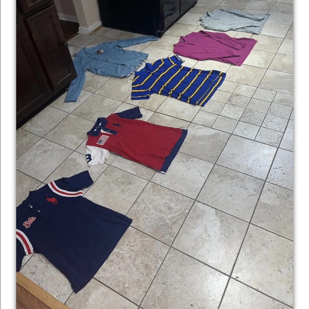 Polo Ralph Lauren Boys Cotton Mesh Polo Shirt - 5 Shirts L (16 - 18) - XL(18-20)